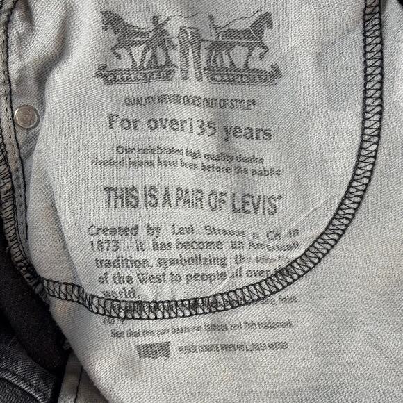 Levi's 559 Jeans Men's 34x32 Black Denim Faded Straight Leg Casual / Work - Picture 16 of 16